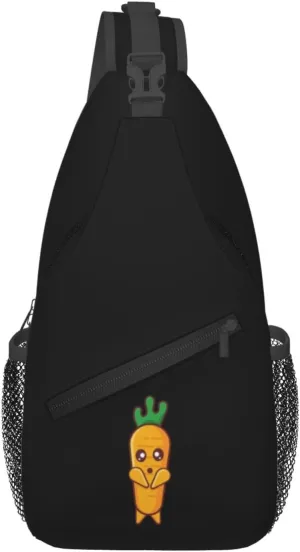 Spoiled Carrot Crossbody Bags For Women Men Chest Backpack Gym Shoulder Bag Travel Outdoor Sports Casual Crossbody Bags