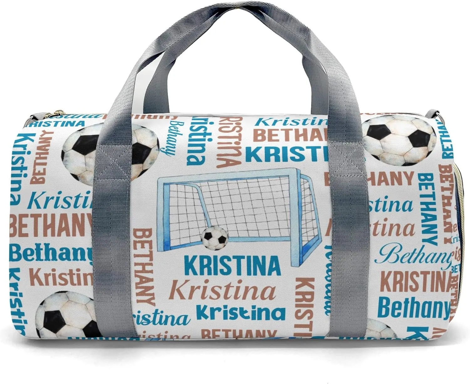 Sport Player Duffle Bag for Travel, Carry on Bag Travel Bags Soccer Ball Canvas Travel Duffel Bag Overnight Weekend Gym Bag Carry On Luggage Bags