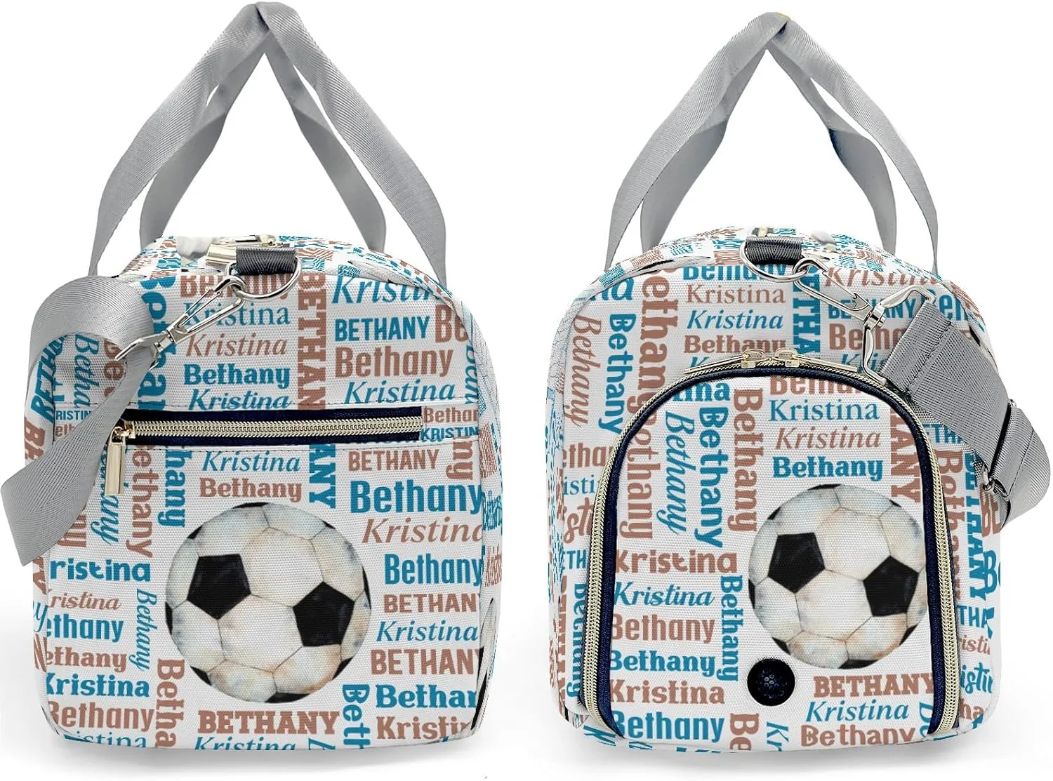 Sport Player Duffle Bag for Travel, Carry on Bag Travel Bags Soccer Ball Canvas Travel Duffel Bag Overnight Weekend Gym Bag Carry On Luggage Bags