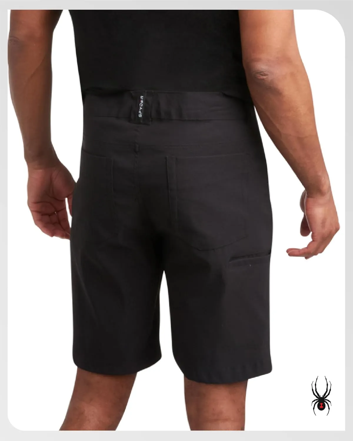 Spyder Mens Tech Shorts - UPF 30  Lightweight Performance Stretch Water-Resistant 5-Pocket Woven Shorts for Men (30-38)