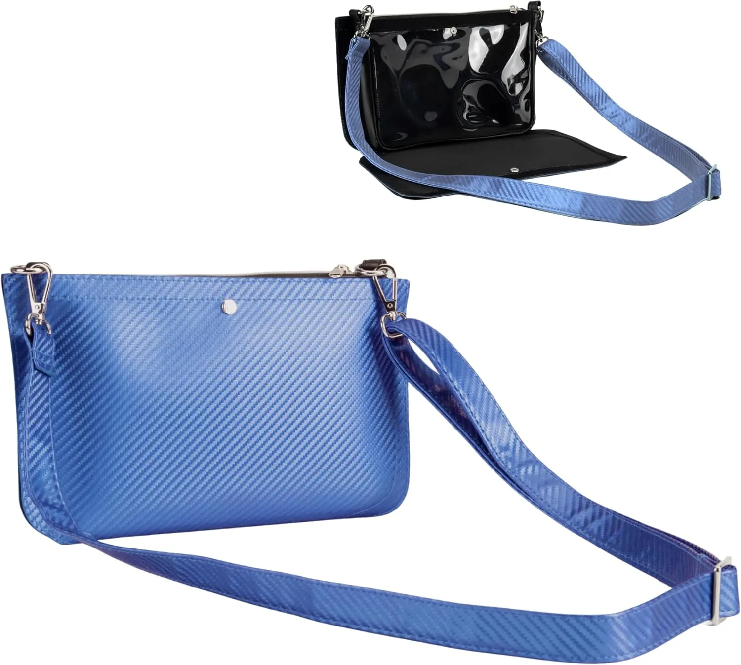 Stadium Bag Full Set - Clear Bag with Removable Outer Wrap, Stadium Approved Clear Bag for Concerts, Sports, Events