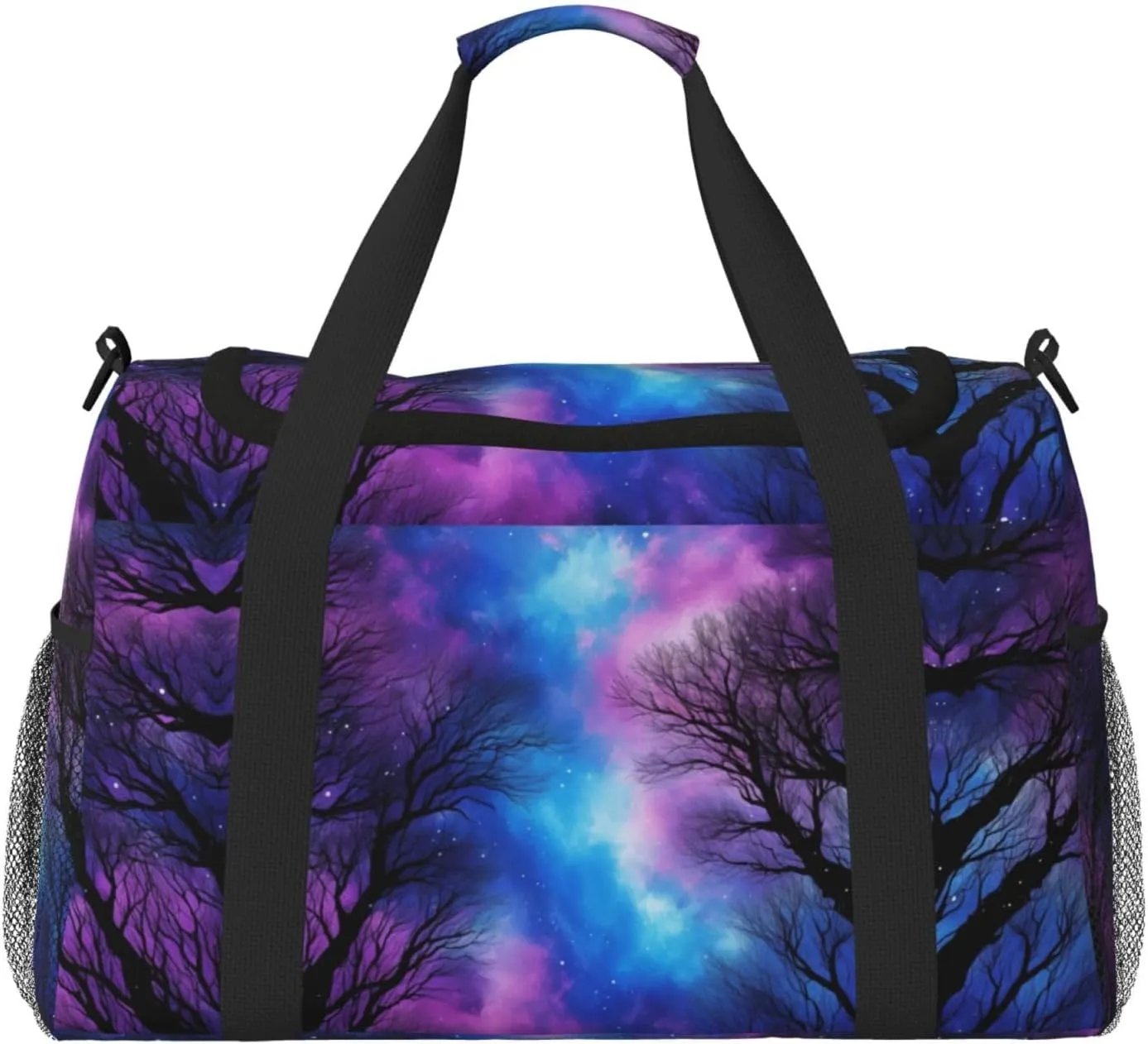 Starry Night Sky Deep print Weekender Overnight Carry On Bag Gym Luggage Bag Duffel Bag for Travel Women
