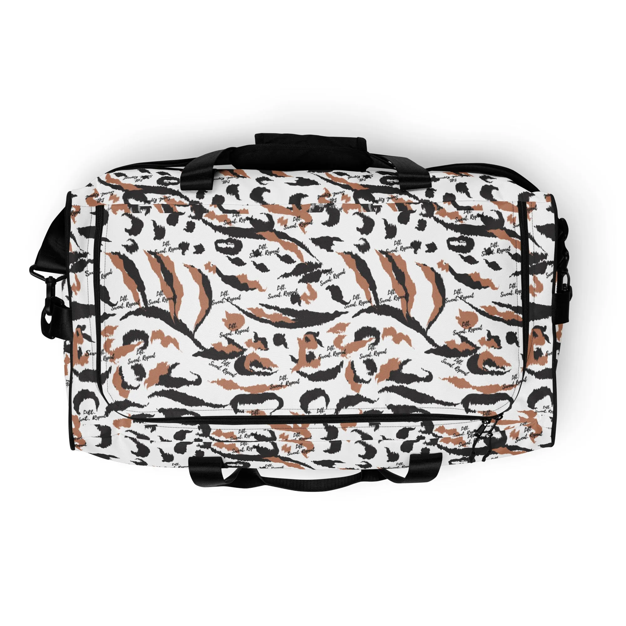 Stay Motivated - The 'Lift, Sweat, Repeat' Gym Duffle