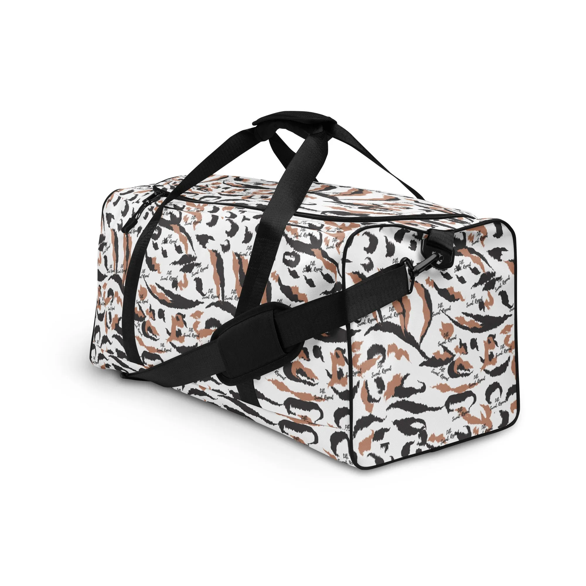 Stay Motivated - The 'Lift, Sweat, Repeat' Gym Duffle