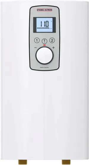 Stiebel Eltron 200061 Model DHC-E 4/6-2 Trend Point-of-Use Electric Tankless Water Heater, Direct Coil Heating System, Switchable kW Power Output, Backlit Display, Adjustable Temperature