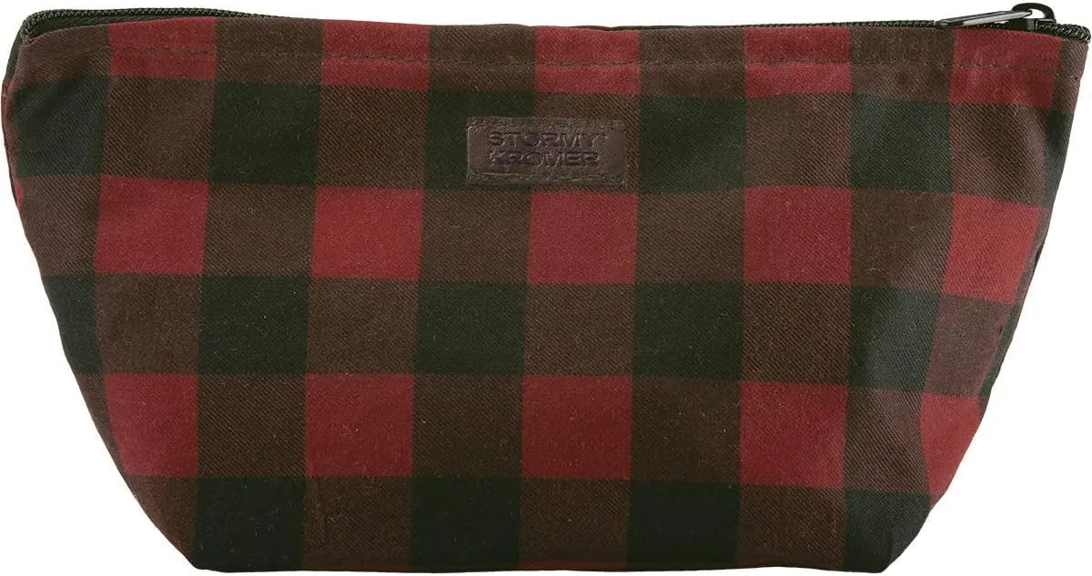 Stormy Kromer The Waxed Pouch, Red/Black Buffalo Plaid, Small