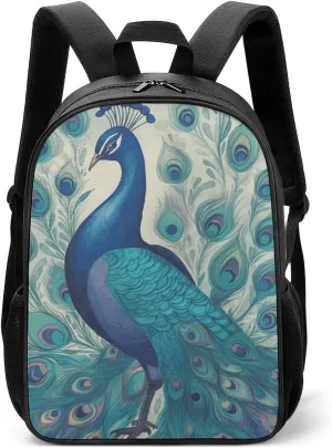 Stylish Backpack, Cute Peacockm Print Durable Backpack Travel Backpack Hiking Backpack Ergonomic Backpack Comfortable Backpack