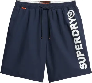 Superdry Men's Sport Graphic 17 Swim Shorts, Nautical Navy