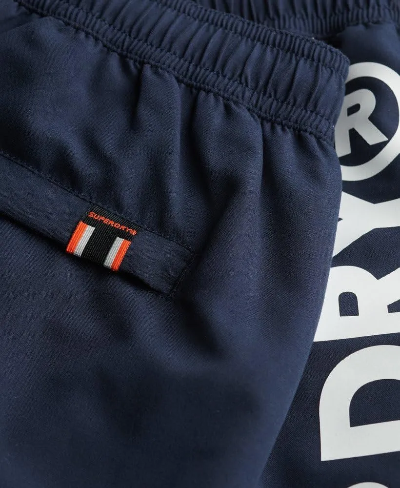 Superdry Men's Sport Graphic 17 Swim Shorts, Nautical Navy