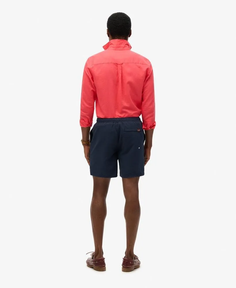 Superdry Men's Sport Graphic 17 Swim Shorts, Nautical Navy