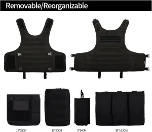 Tactical Airsoft Vest Outdoors CS Game Vest Adjustable Adult Suitable for Train