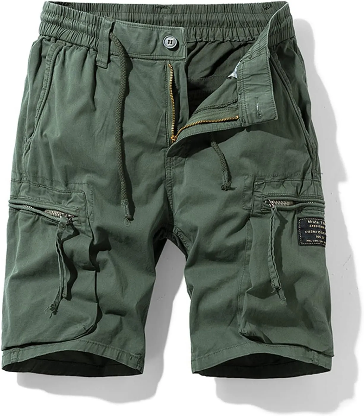 Tactical Cargo Shorts for Men Military Style Quick Dry Stretch Waist Outdoor Hiking Adventure Shorts