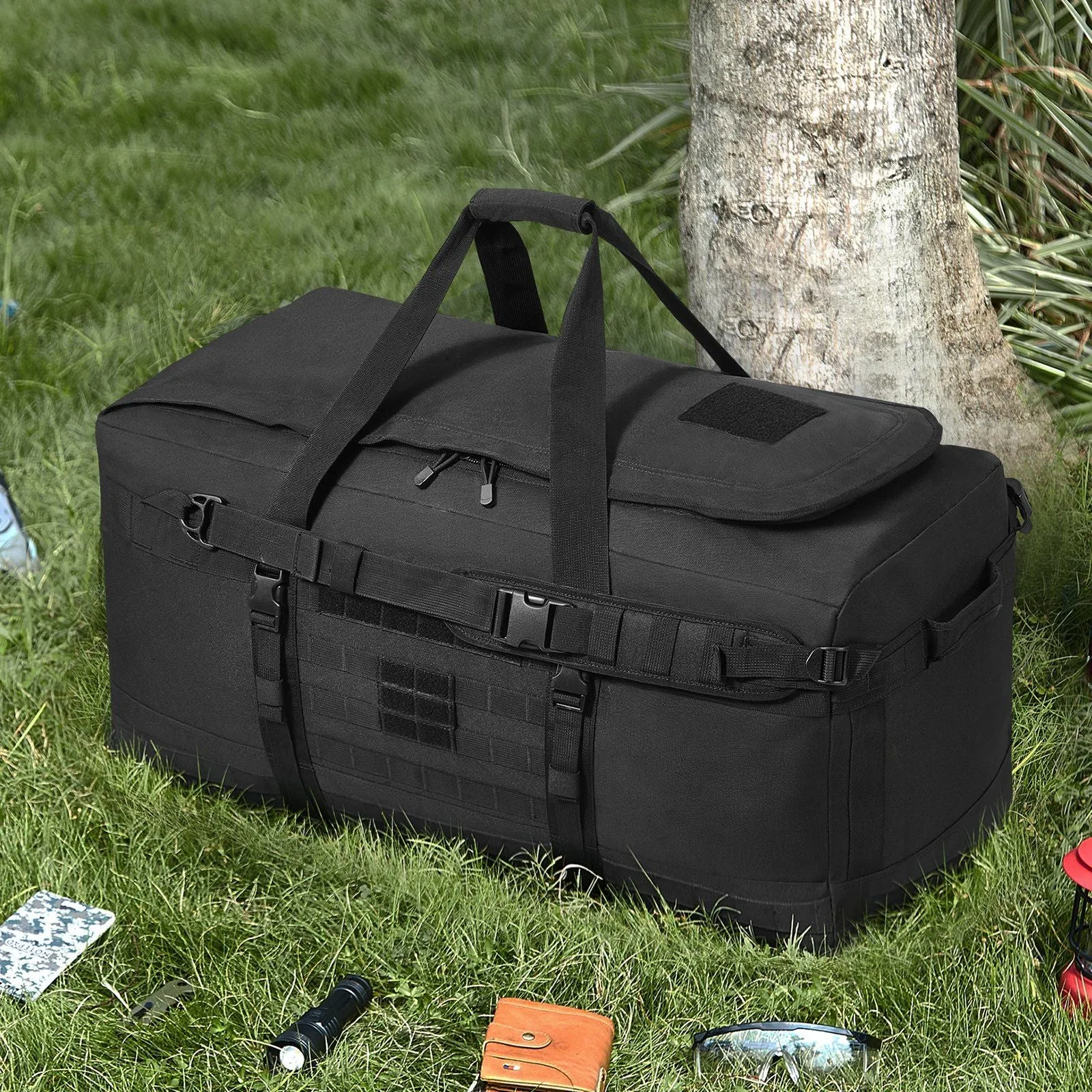 Tactical Duffle Bag 100L Duffle Bag with Molle Design