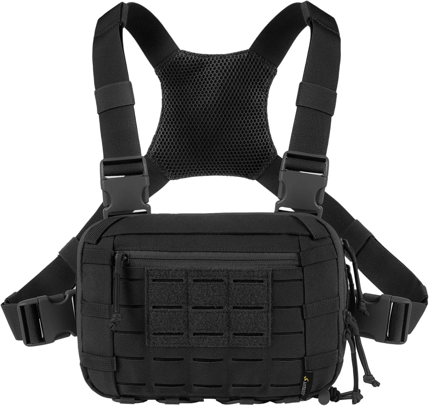 Tactical EDC Chest Bag 2L Utility Molle Chest Rig Pouch with CCW Compartment Adjustable Strap Outdoor