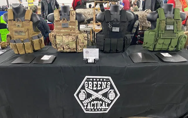 Tactical Vest Plate Carrier W/ 2 10x12 Curved Plates- BUNDLE