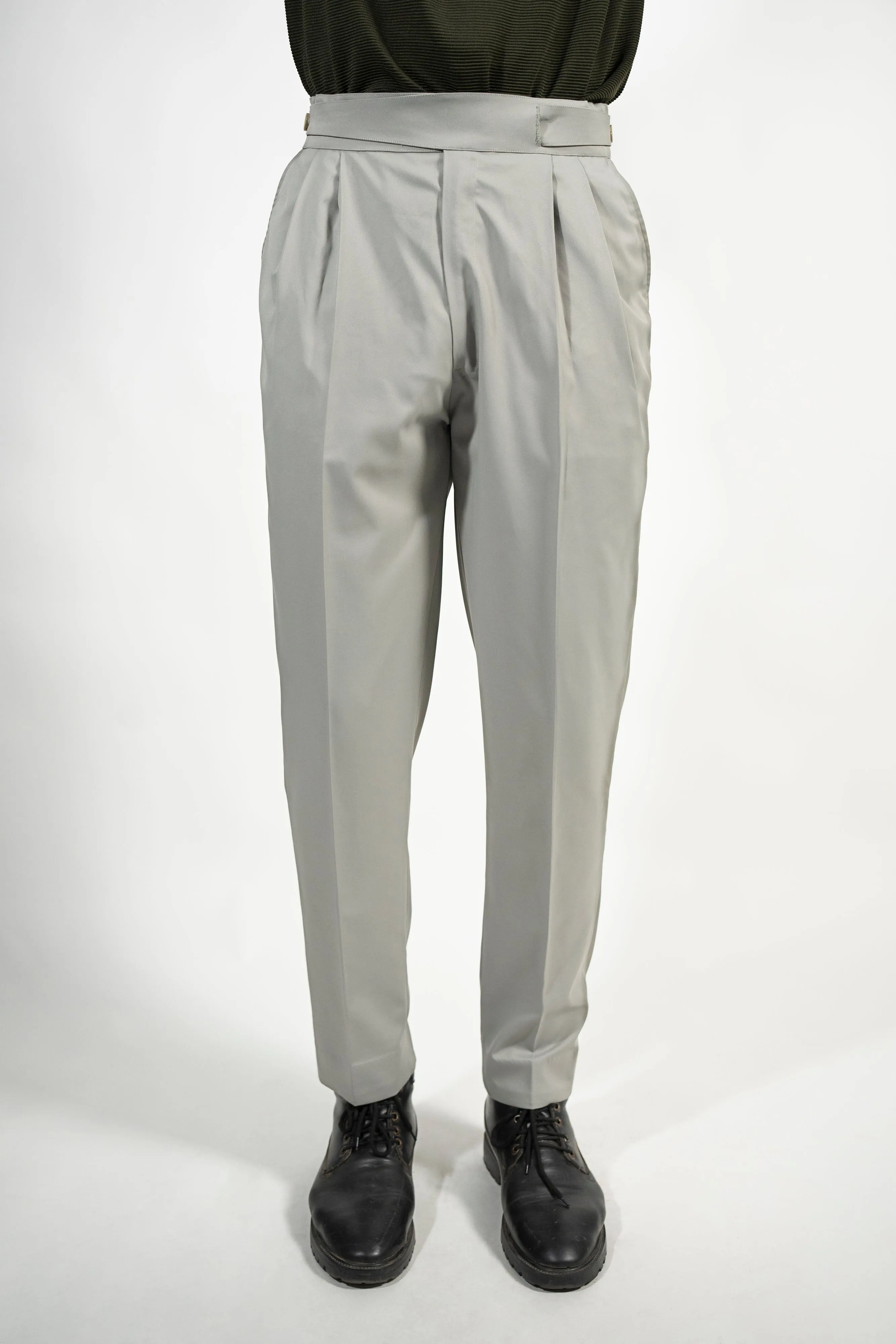 Tailored High Waist Adjustable Trousers
