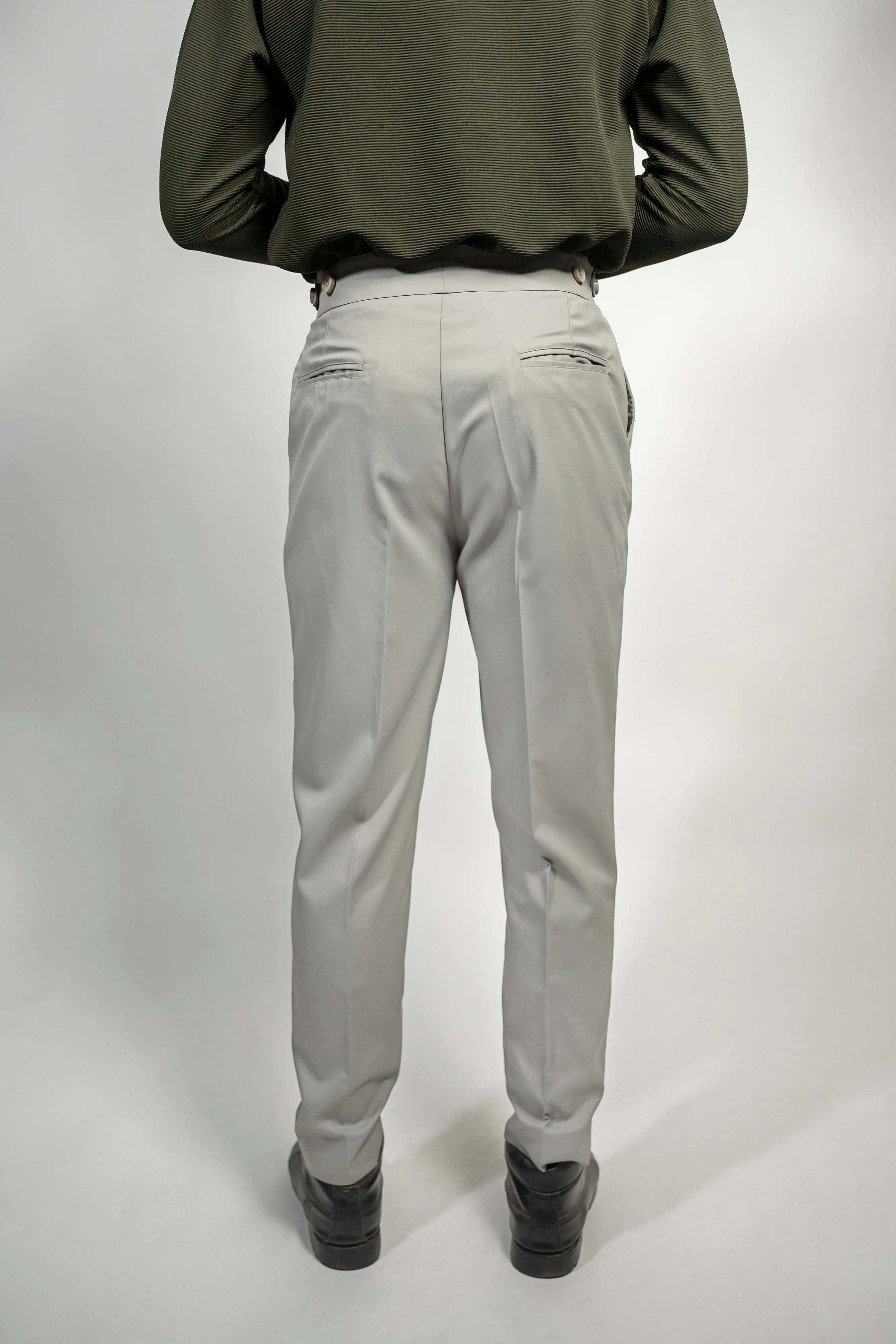 Tailored High Waist Adjustable Trousers