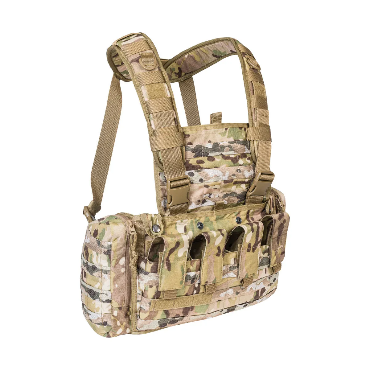 Tasmanian Tiger Chest Rig Harness With Side Pockets MKII Multicam