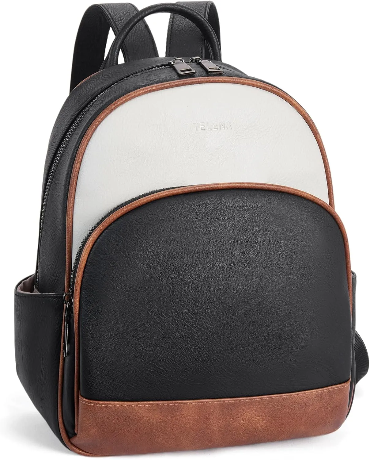 Telena Small Backpack Purse for Women Girls Cute Mini Leather Backpack Travel Shoulder Bags
