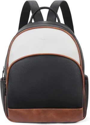 Telena Small Backpack Purse for Women Girls Cute Mini Leather Backpack Travel Shoulder Bags