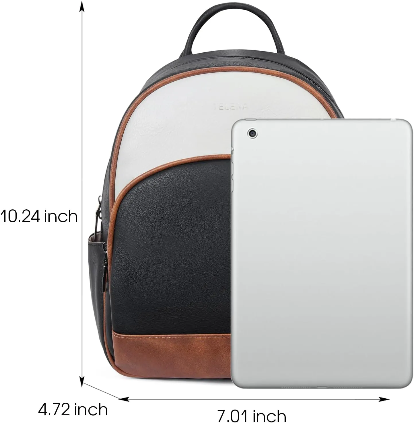 Telena Small Backpack Purse for Women Girls Cute Mini Leather Backpack Travel Shoulder Bags