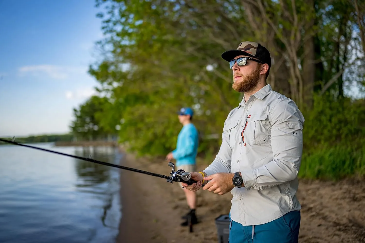 The American Outdoorsman Blackfoot River Long Sleeve Fishing Shirt