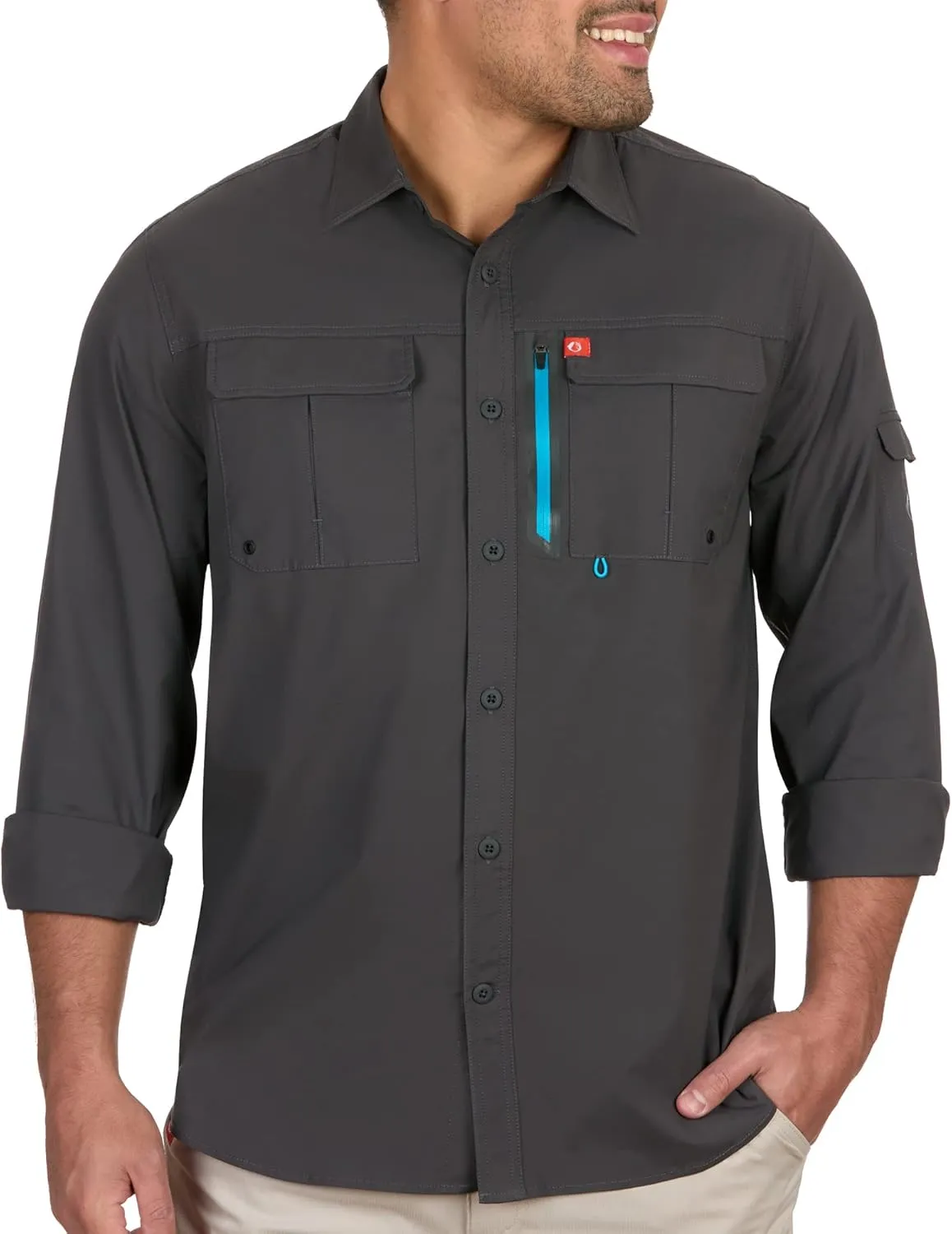 The American Outdoorsman Blackfoot River Long Sleeve Fishing Shirt