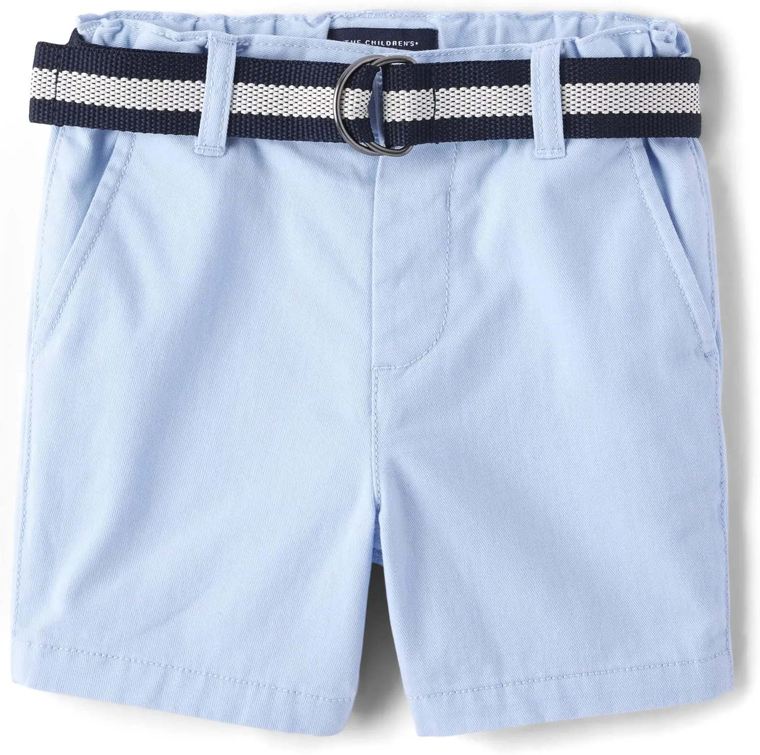The Children's Place Baby Boys' and Toddler Twill Belted Chino Short