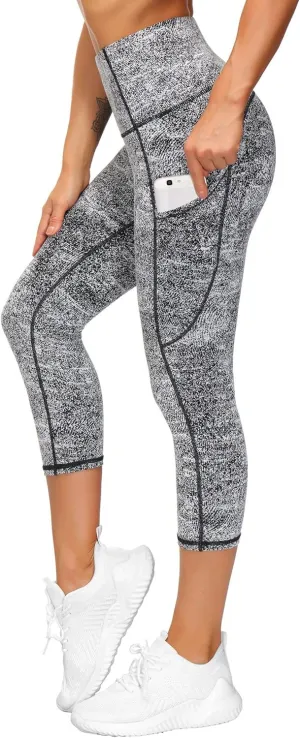 THE GYM PEOPLE Womens' Yoga Pants High Waist with Pocket Tummy Control