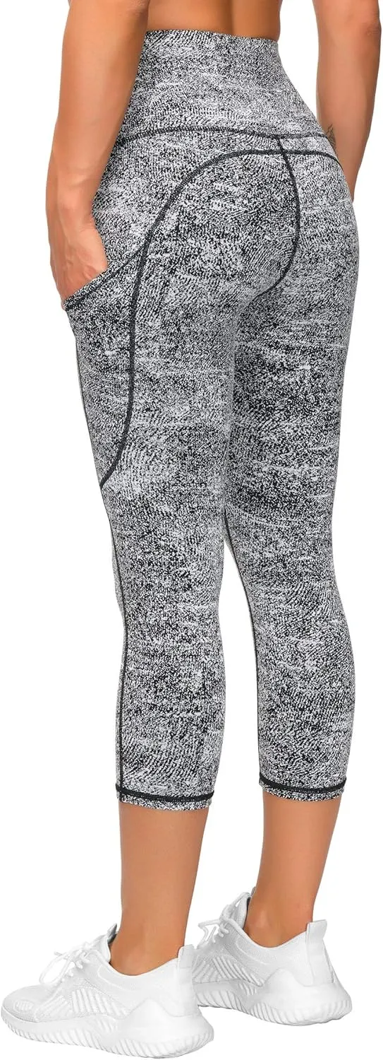 THE GYM PEOPLE Womens' Yoga Pants High Waist with Pocket Tummy Control