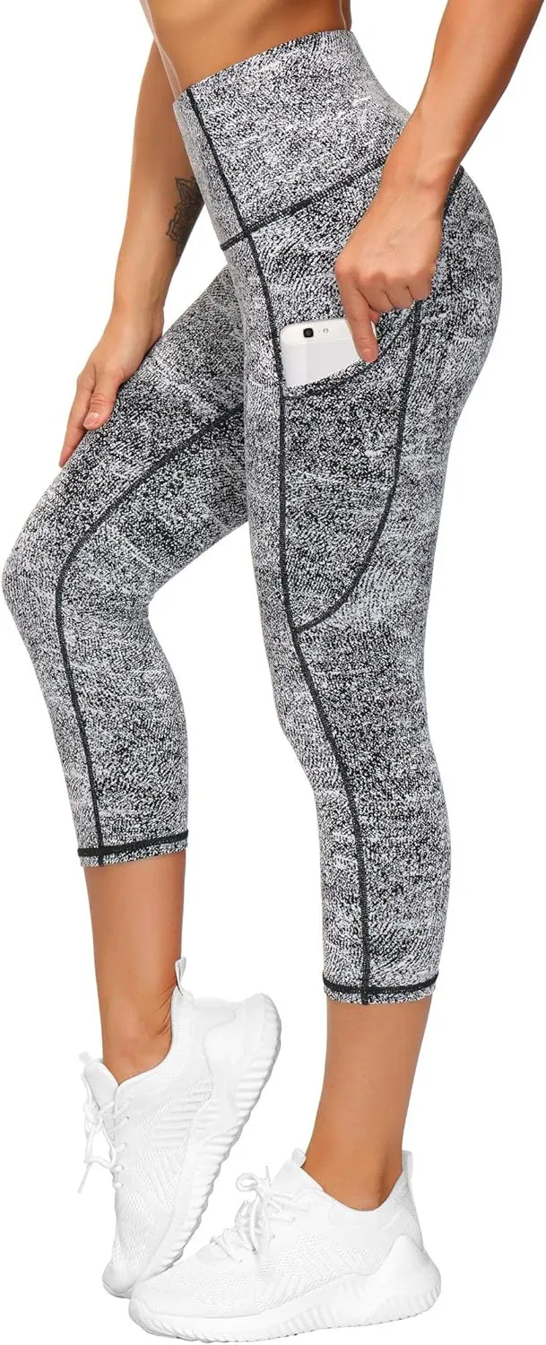 THE GYM PEOPLE Womens' Yoga Pants High Waist with Pocket Tummy Control