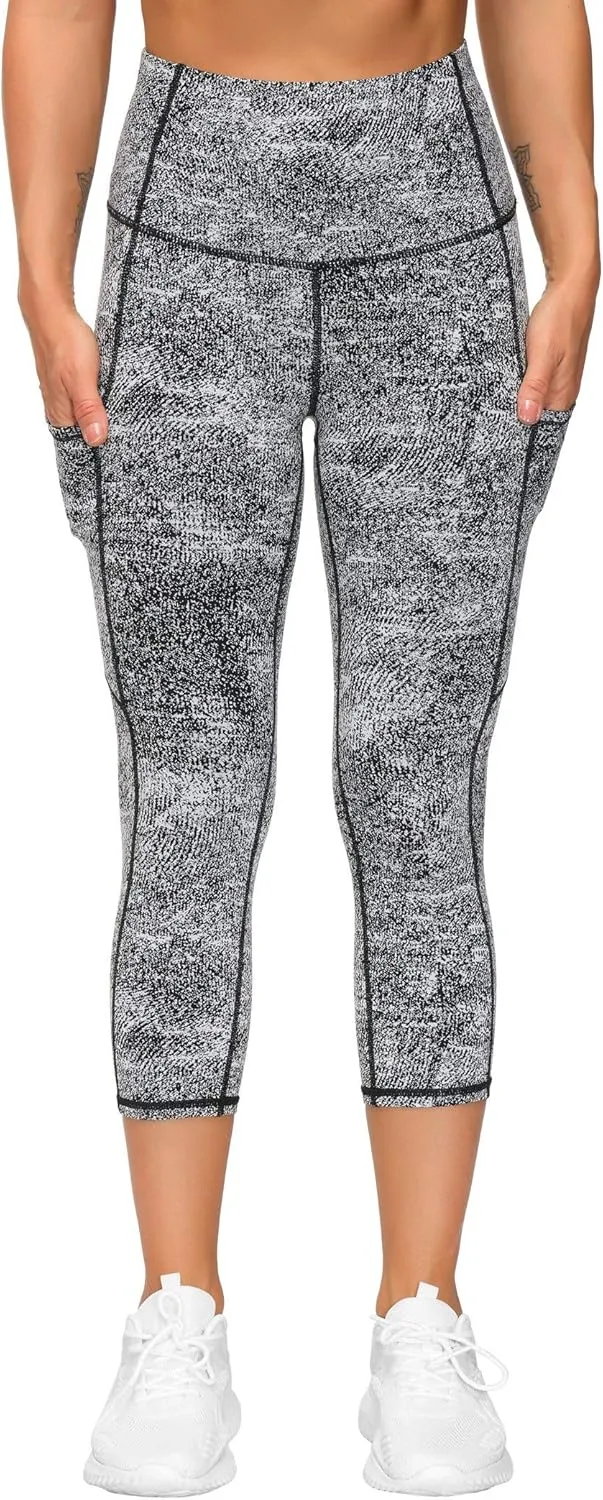 THE GYM PEOPLE Womens' Yoga Pants High Waist with Pocket Tummy Control