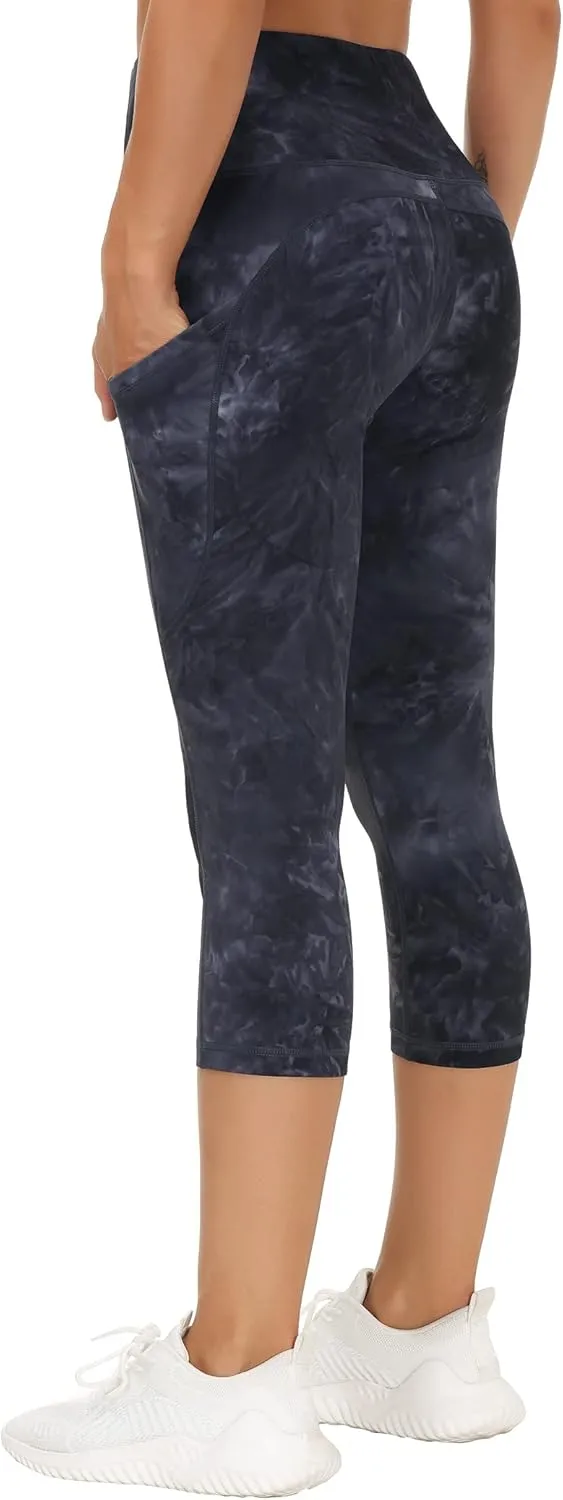 THE GYM PEOPLE Womens' Yoga Pants High Waist with Pocket Tummy Control