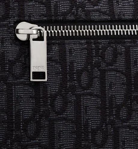 Toiletry Bag • Black Dior Oblique Jacquard