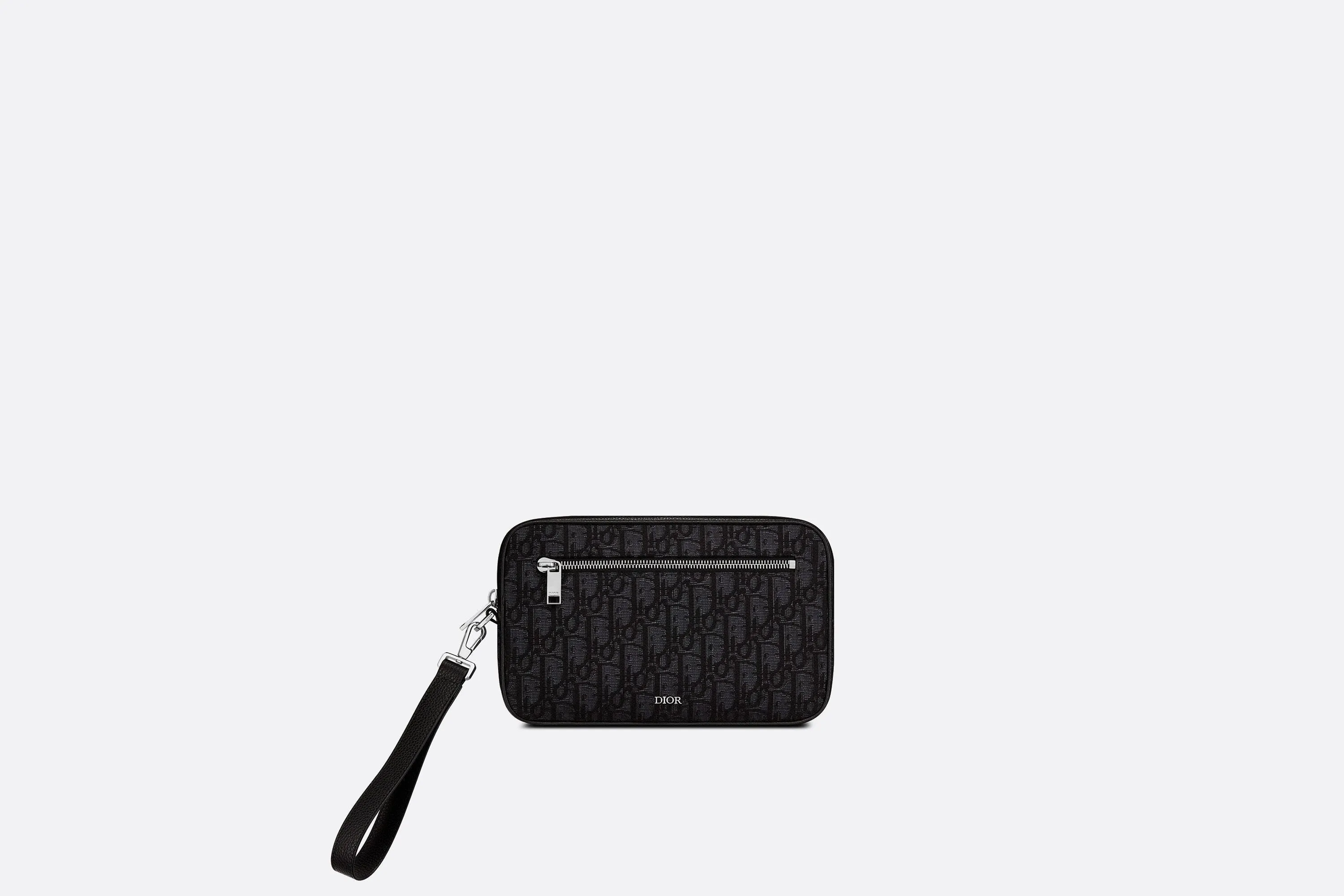 Toiletry Bag • Black Dior Oblique Jacquard