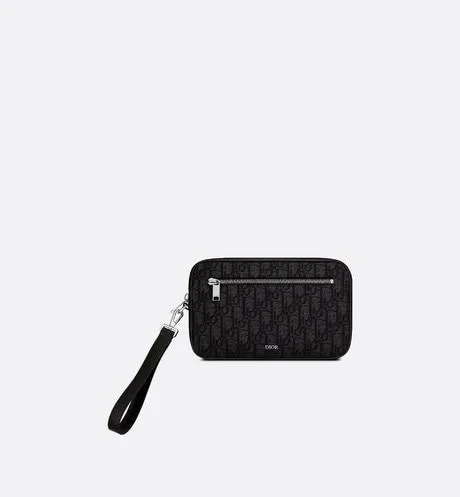 Toiletry Bag • Black Dior Oblique Jacquard
