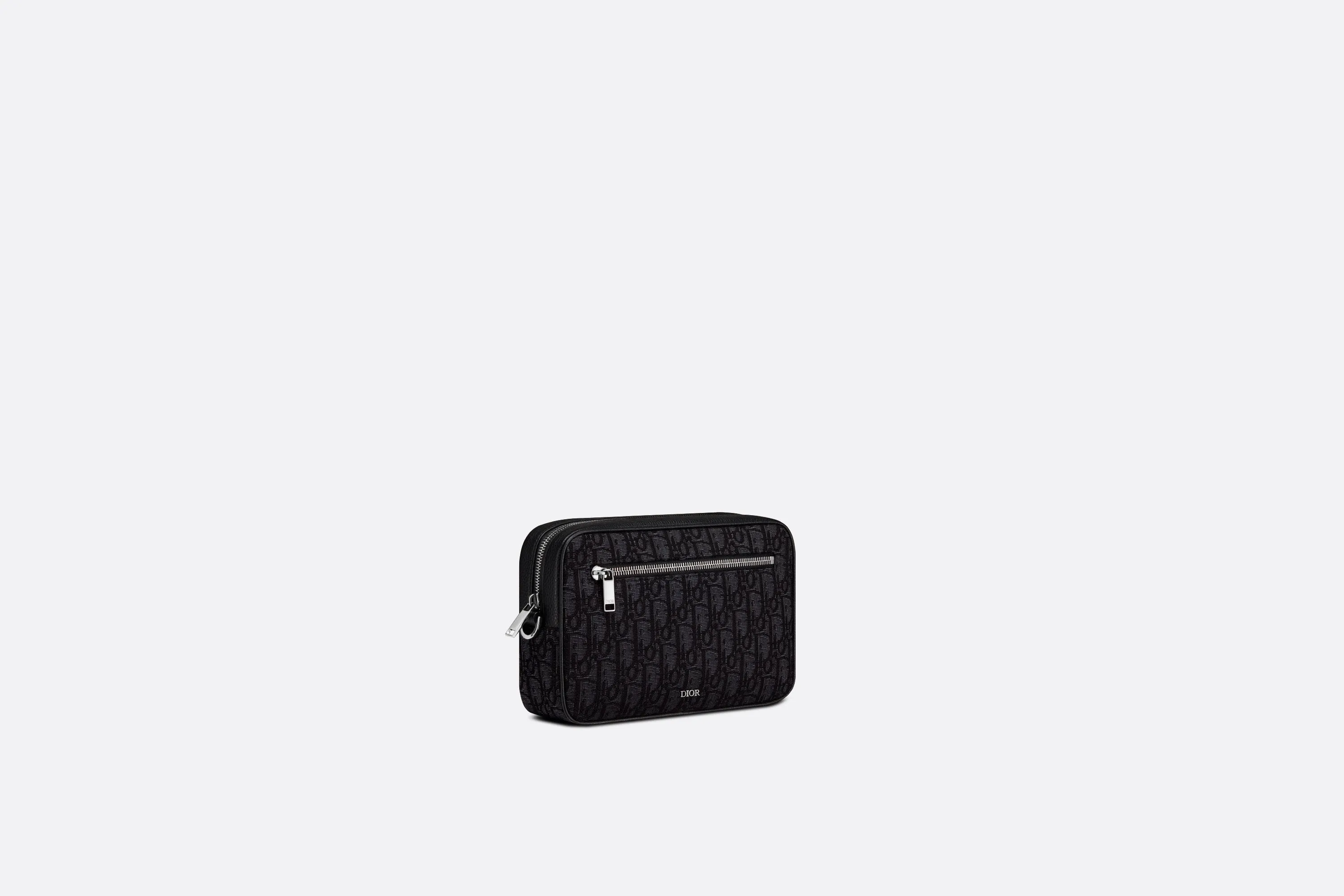 Toiletry Bag • Black Dior Oblique Jacquard