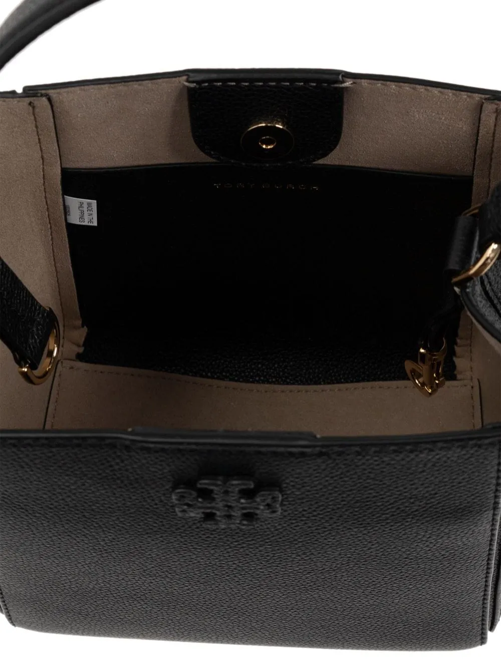 Tory Burch Mc Graw Small Leather Bucket Bag