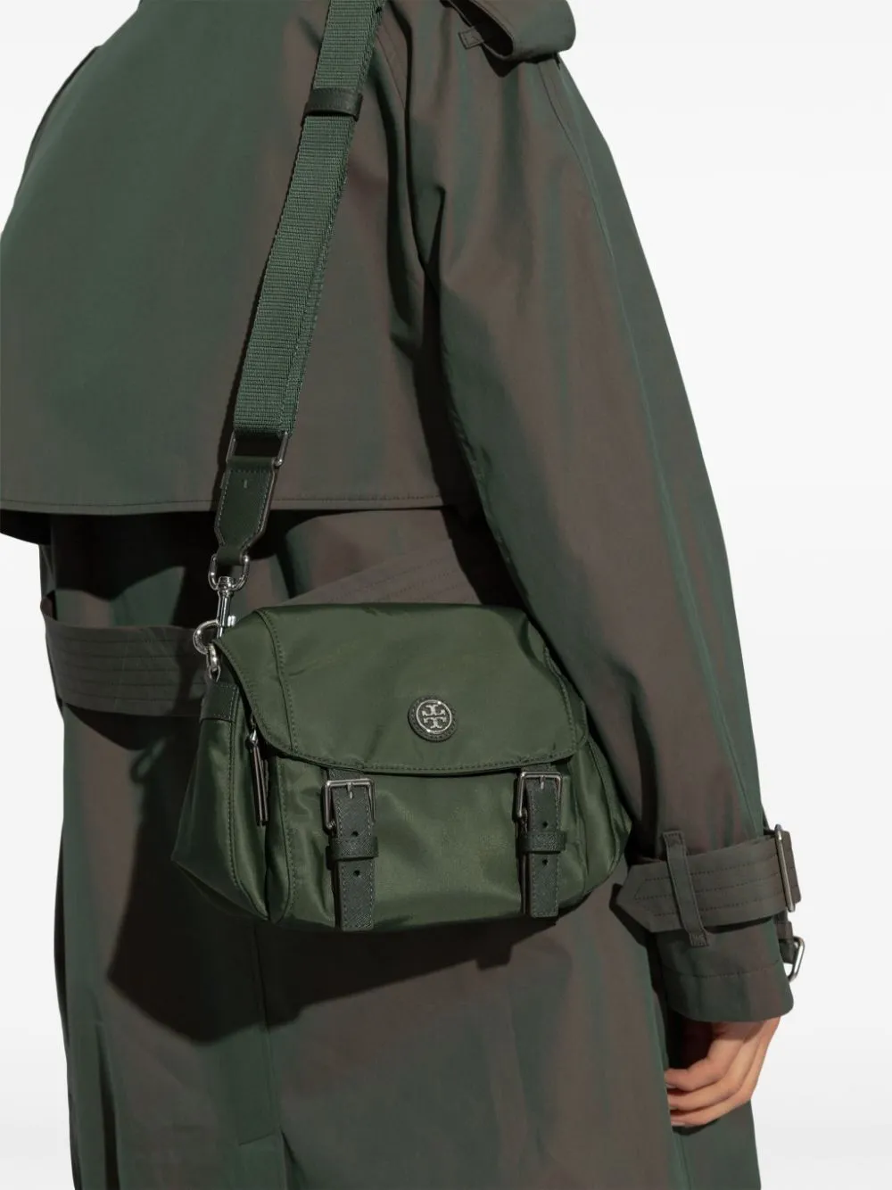 Tory Burch Virginia Recycled Nylon Messenger Bag