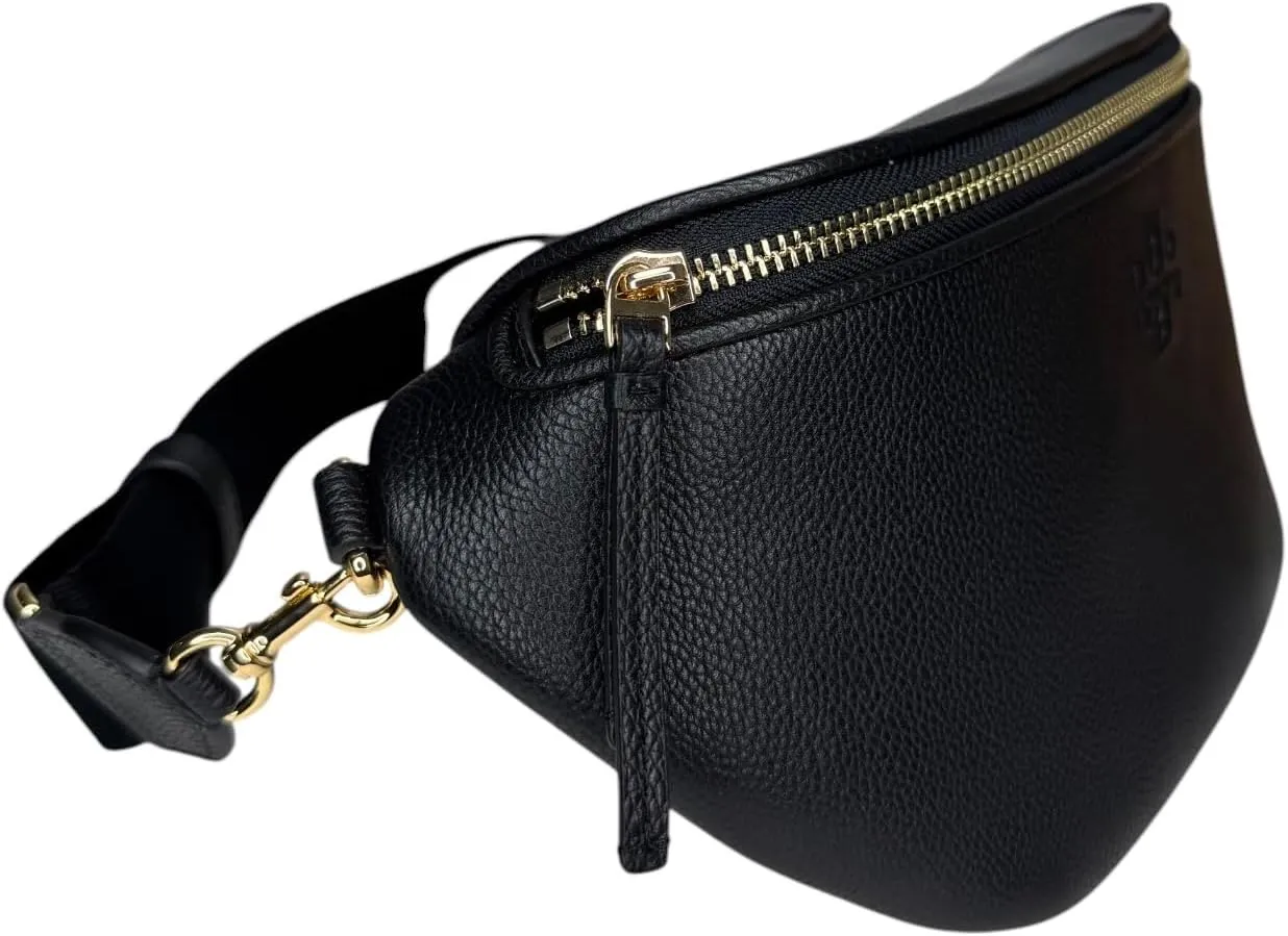 Tory Burch Women's Thea Belt Bag Fanny Pack Waist Bag (Black)