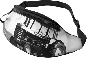 (Tractor Agriculture Tranquil) Casual Waist Bag For Men Women Adjustable Fanny Pack For Travel Running Hiking Cycling