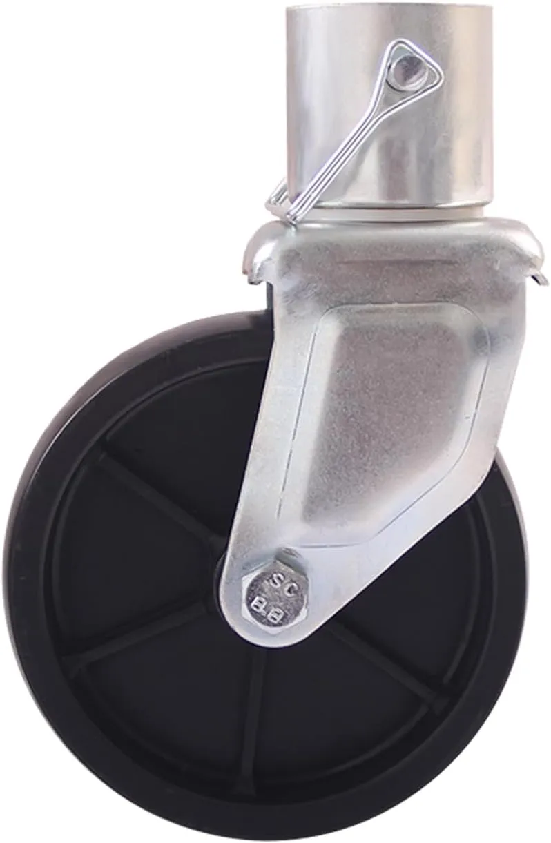 Trailer Jack Single Wheel, Silver