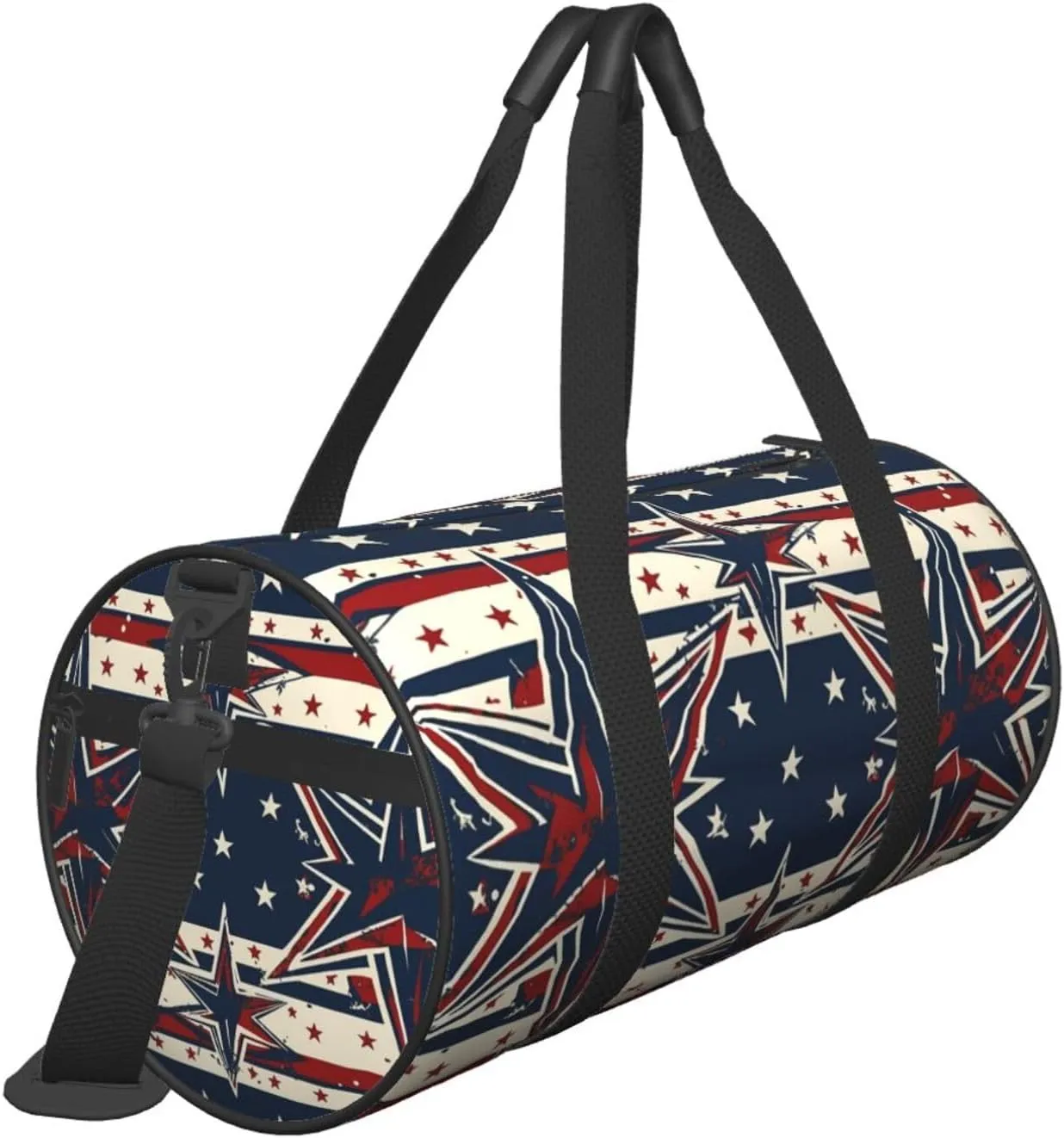 Travel Duffel Bag Patriot Star Line Weekender Overnight Bag For Men Women Large Capacity Sports Gym Bag Canvas Carry On Tote Bags For Travel Yoga