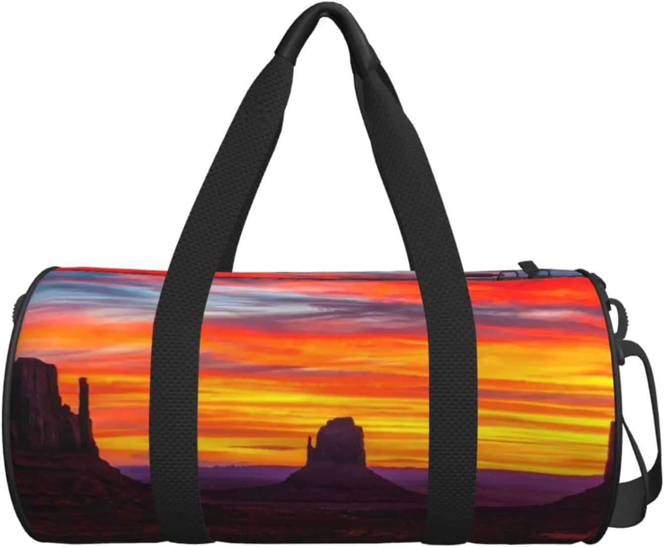 Travel Duffle Bag for Men Women, Monument Valley Duffle Bags for Sport Gym Overnight Luggage