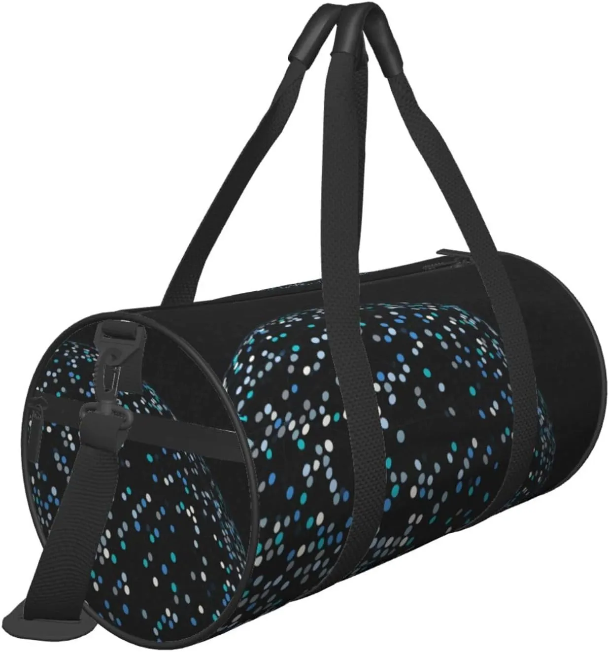 Travel Duffle Bag for Men Women, Sphere Polka Dots Duffle Bags for Sport Gym Overnight Luggage