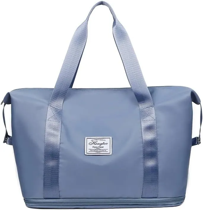Travel Duffle Bag Waterproof Sports Gym Bag Large Tote Weekender Bags Shoulder Overnight Bags for Women