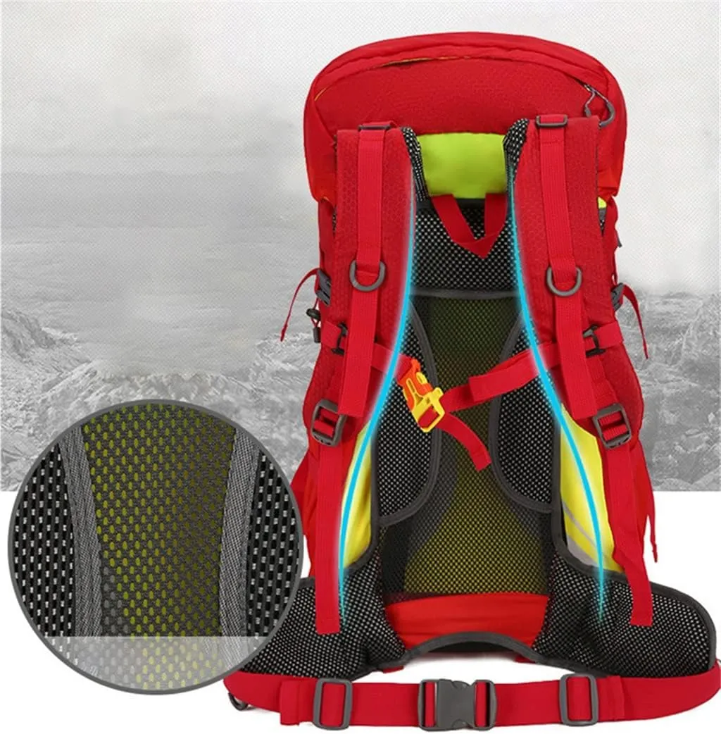 Travel Sports Backpack Camping Bag Multi Pocket Outdoor Bag 40L Hiking Backpack(Black)