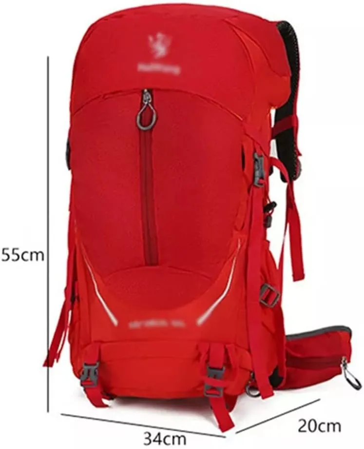 Travel Sports Backpack Camping Bag Multi Pocket Outdoor Bag 40L Hiking Backpack(Black)