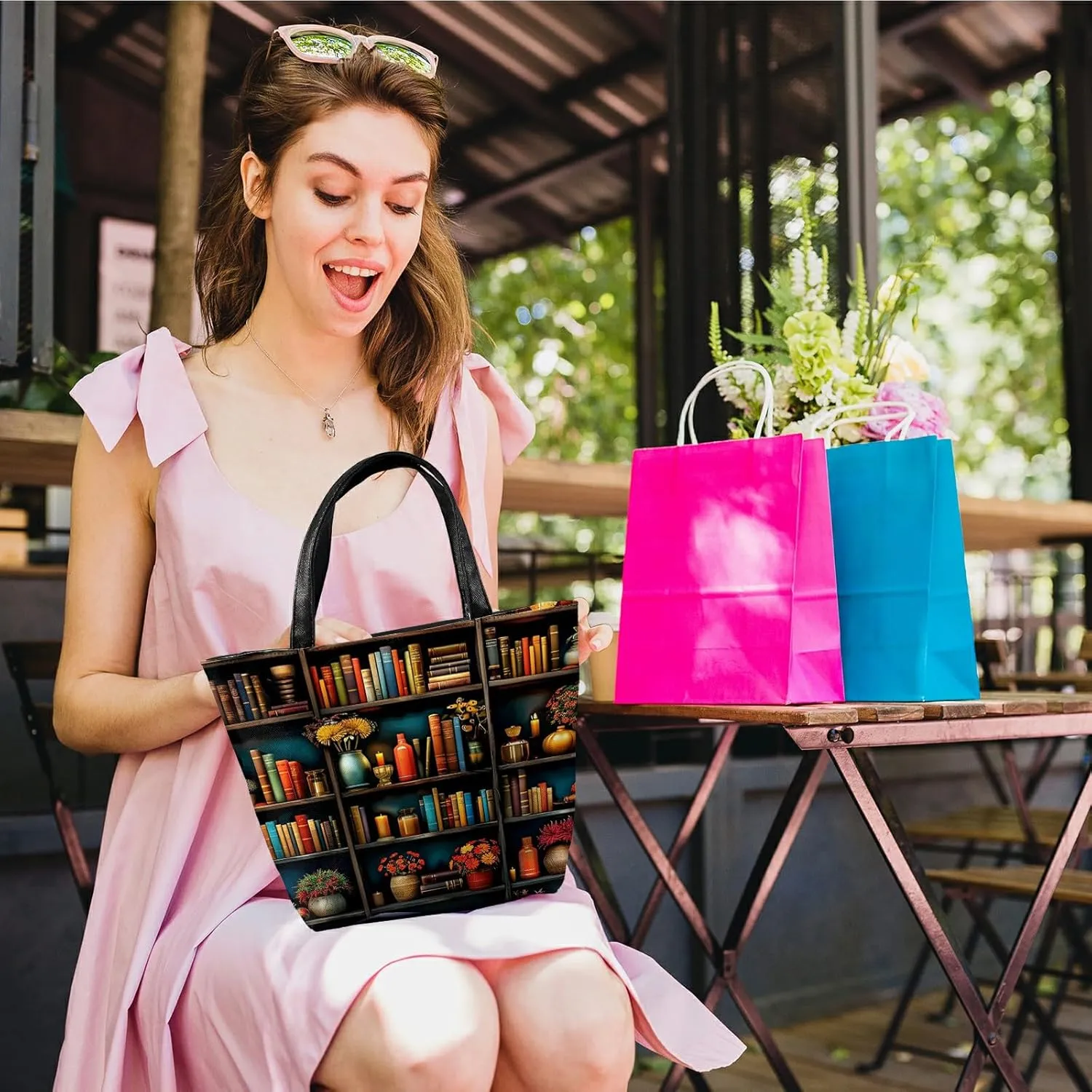 Travel Tote Bags Leather Purses for Women, Shoulder Bag with Zipper, Top Handle Ladies Shoulder Bags