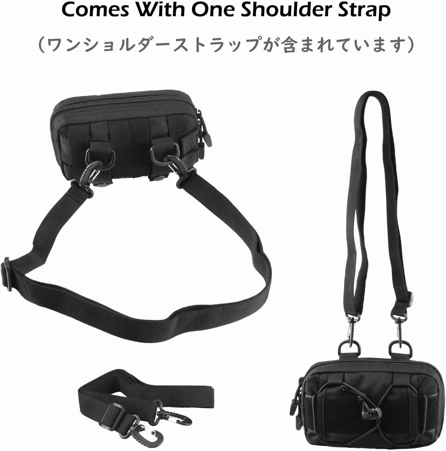 TRIWONDER Molle Pouches Tactical Admin EDC Gear Utility Pouch Waist Bags for Small Tool Horizontal Modular Organization